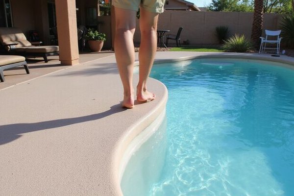 After: Cool Deck coating providing comfortable surface