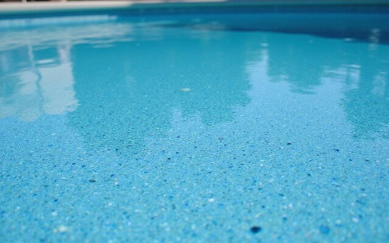 Diamond Brite quartz aggregate finish showing smooth sparkly surface